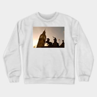 Big Ben Boadicea's Chariot Westminster London Crewneck Sweatshirt